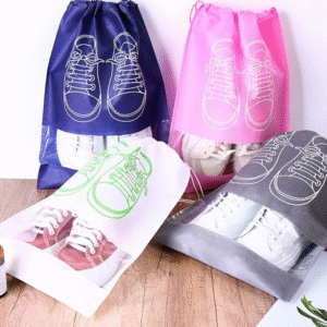 Shoes Storage Bags Closet Organizer Non-woven Travel Portable Bag Waterproof Pocket Clothing Classified Hanging Bag
