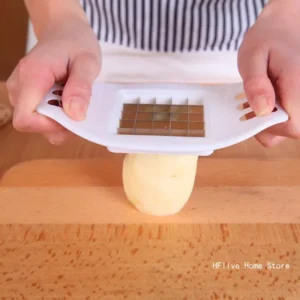 Stainless Steel Potato Cutter French Fries Cutter Potatoes Cutter Chopper Chips Making Tool Home Kitchen Gadgets Accessories