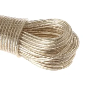 Hot Sale Plastic Coated Clothes Line Storage Strap 20m Laundry Drying Line Strong Steel Clothesline Rope Laundry Drying