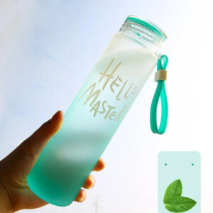 Hello Master Glass Bottle