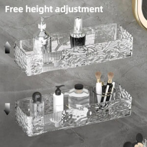 Bathroom Shelf Drain Rack Wall Mount Corner
