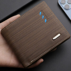 New Striped Wallet Men