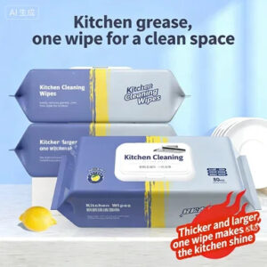 New Kitchen Wipes 80 PCS Multi-function Kitchen Cleaning Wet Wipes