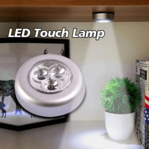 3 LED Touch Self Stick and Click Push On/Off Light, cell Operated