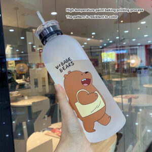 Panda Bear Bottle (Transparent)