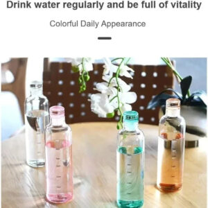 Transparent Scale Water Bottle Creative Large Capacity