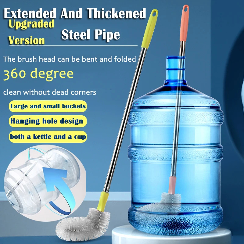 Large Cleaning Brush For 19 Liter Water Bottle Drinking Bottle Metal Brush