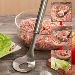 Meat Spoon Maker with Stainless Handle