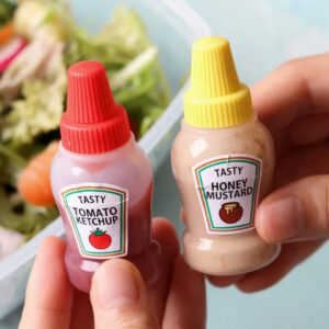 2pcs/Set Mini Ketchup Bottles