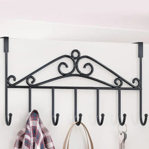 Door Hanger with 7 Hooks made in china Over the Door Towel Hook Organizer