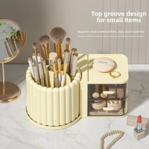 Multipurpose Drawer Cosmetic Storage Box, Multifunctional Pen Pencil Holder, Large Capacity Makeup Organizer