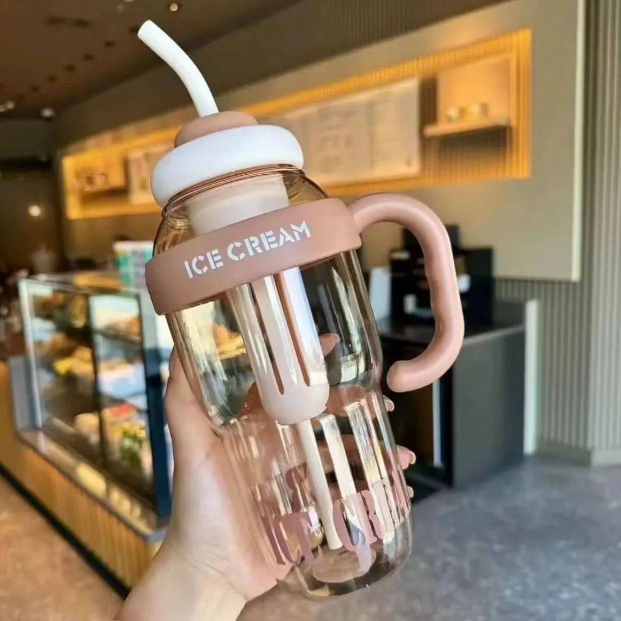 Portable Straw Tumbler