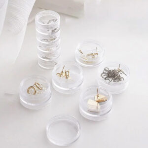 5 Layers mini Stackable Round Jewelry Organizer