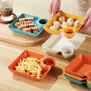 Dumpling Plate Set (4pcs)