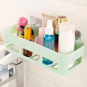 Multipurpose Kitchen Bathroom Shelf Wall Holder Storage Rack Space-Saving Design: Smart triangular shape fits perfectly into corners, maximizing unused space in your kitchen, bathroom, or laundry area