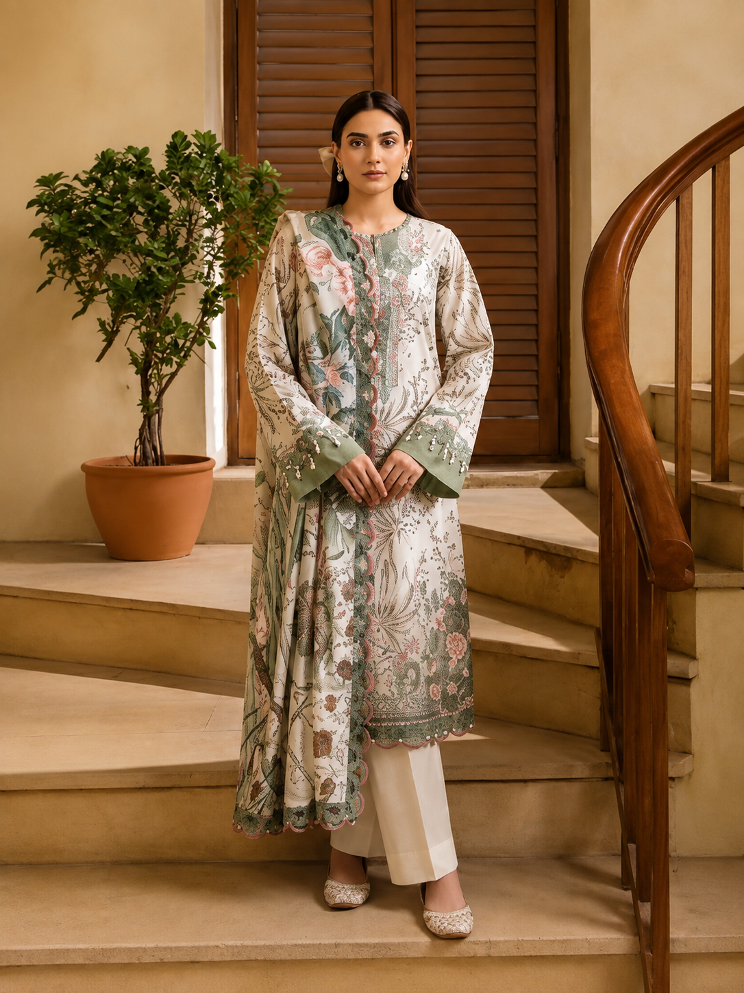 3-Piece Unstitched Suit